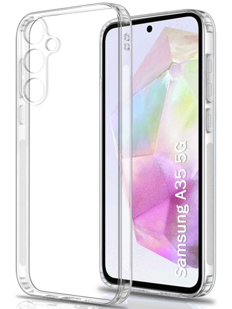     			Megha Star*** Plain Cases Compatible For Silicon Samsung Galaxy A35 5g ( Pack of 1 )