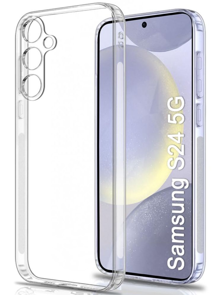     			Megha Star*** Plain Cases Compatible For Silicon Samsung Galaxy S24 ( Pack of 1 )