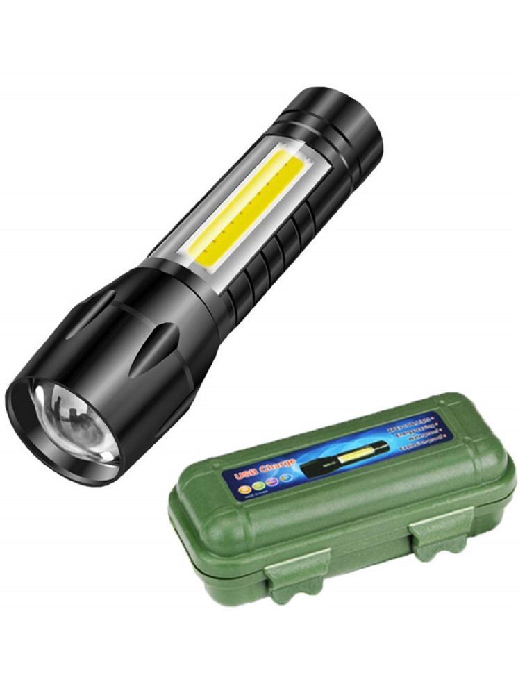     			RAMDEV ENTERPRISE - 0.5W Rechargeable Flashlight Torch ( Pack of 1 )