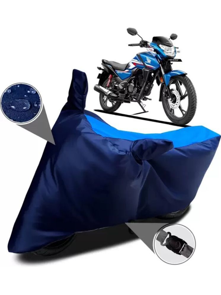     			RONISH Bike Body Cover for Honda CB 125 Shine SP ( Pack of 1 ) , Blue