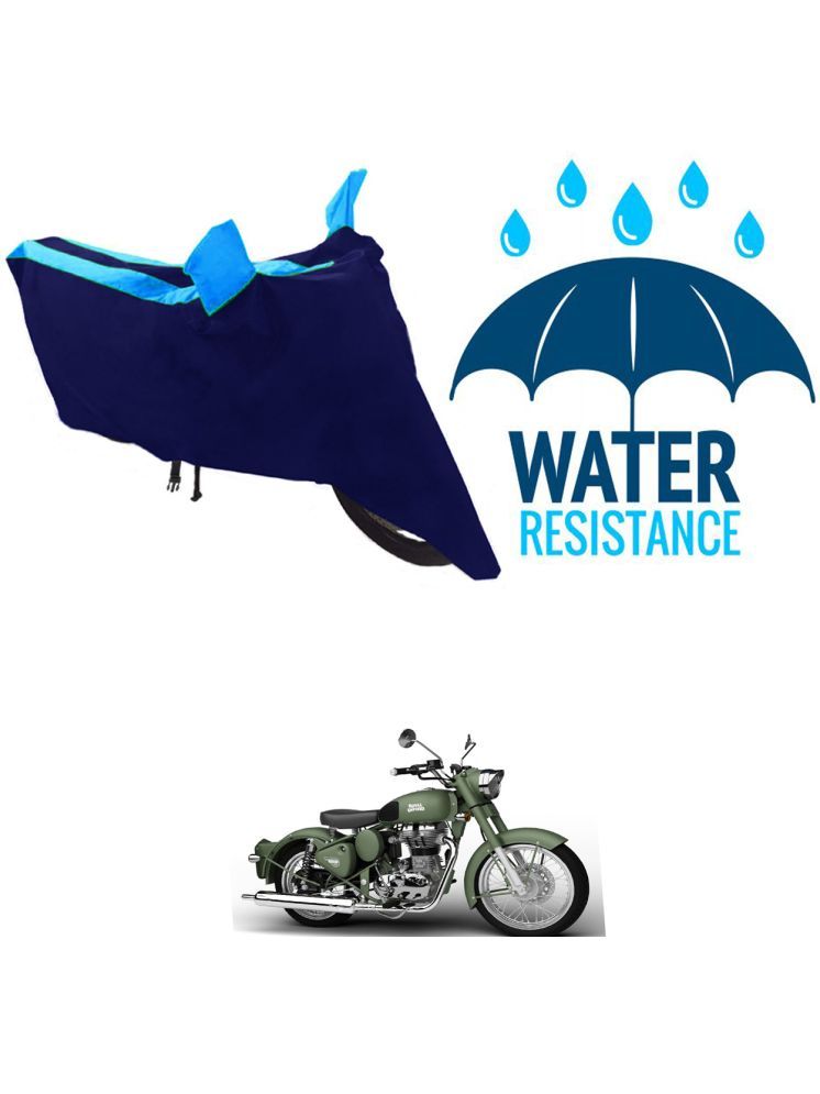     			RONISH Bike Body Cover for Royal Enfield Bullet Electra ( Pack of 1 ) , Blue