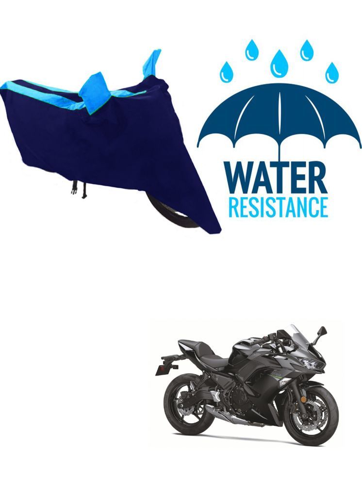     			RONISH Bike Body Cover for Kawasaki Ninja 650 ( Pack of 1 ) , Blue