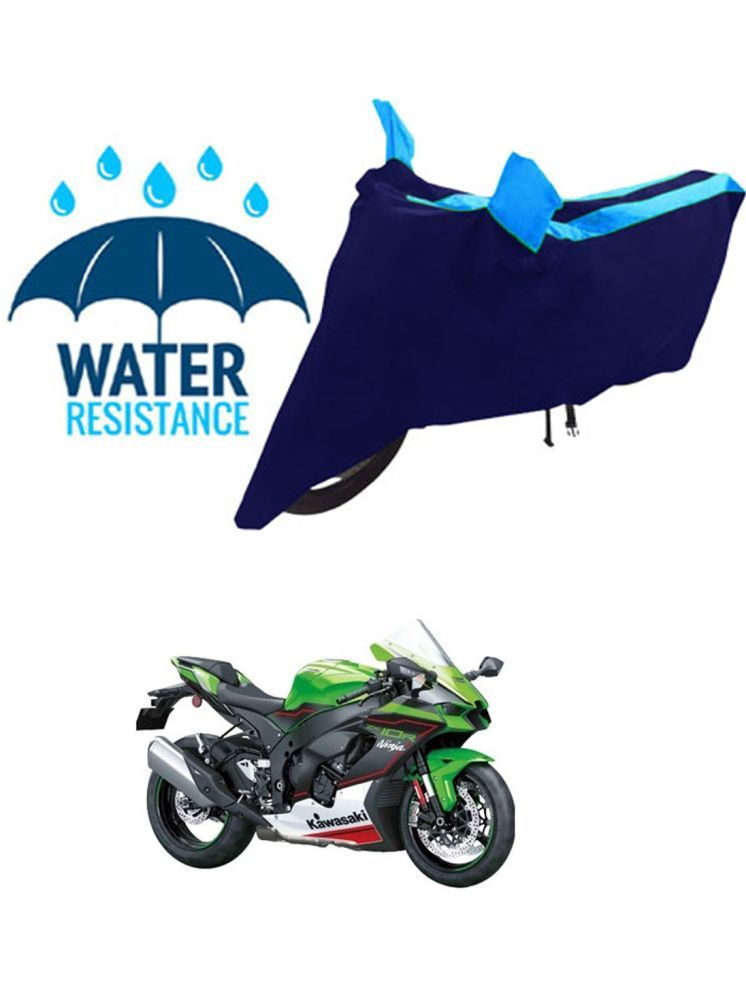     			RONISH Bike Body Cover for Kawasaki Ninja ZX-10R ( Pack of 1 ) , Blue