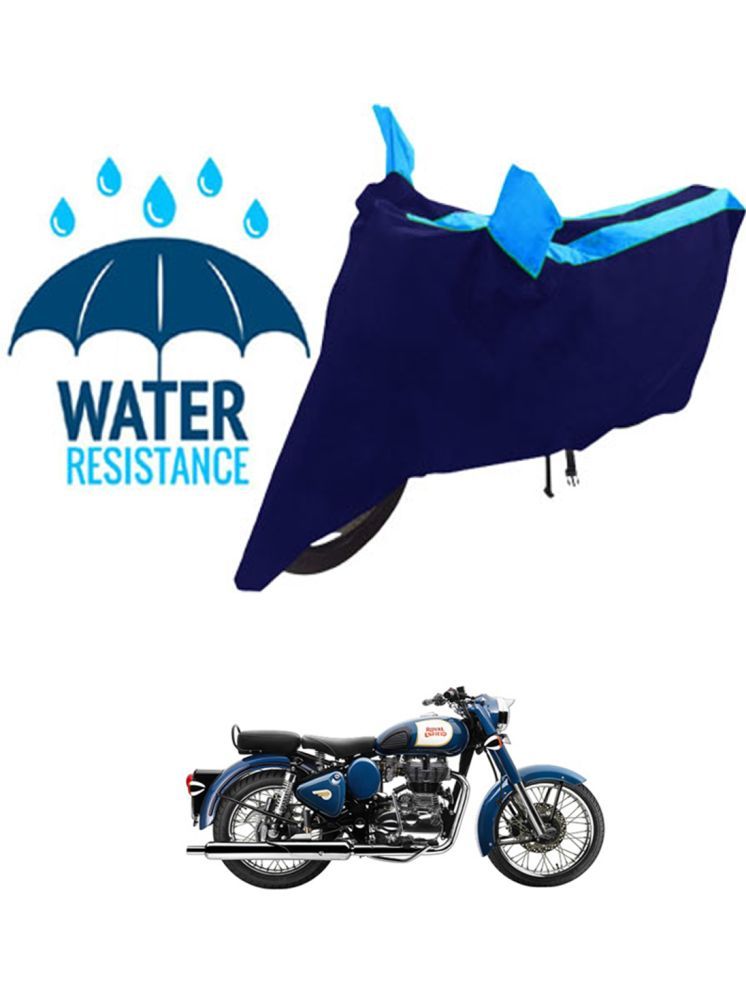     			RONISH Bike Body Cover for Royal Enfield All Bike Models ( Pack of 1 ) , Blue