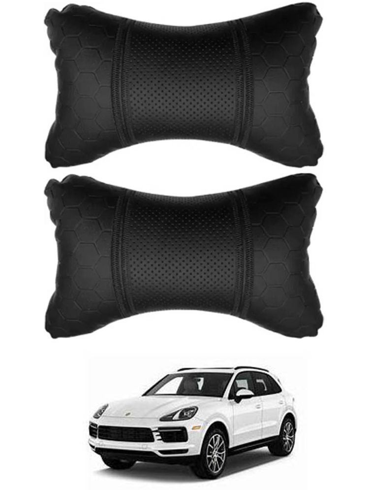     			RONISH Neck Cushions Set of 2 Black