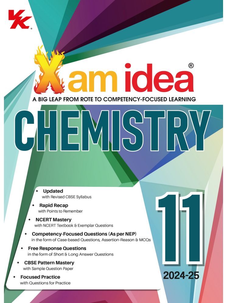     			Xam idea chemistry Class 11 Book | CBSE Board | Chapterwise Question Bank | Based on Revised CBSE Syllabus | NCERT Questions Included | 2024-25 Exam