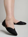 Shoetopia Black Women's Casual Ballerinas