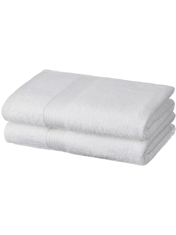     			Dyana Core Cotton Solid 400 -GSM Bath Towel ( Pack of 2 ) - Off White