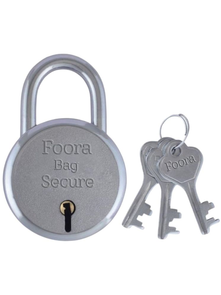     			Foora Premium Travel Lock with 3 Keys | Compact Secure Lock for Luggage, Bags, Suitcases, Trolley Bags, and Money Bank Bags