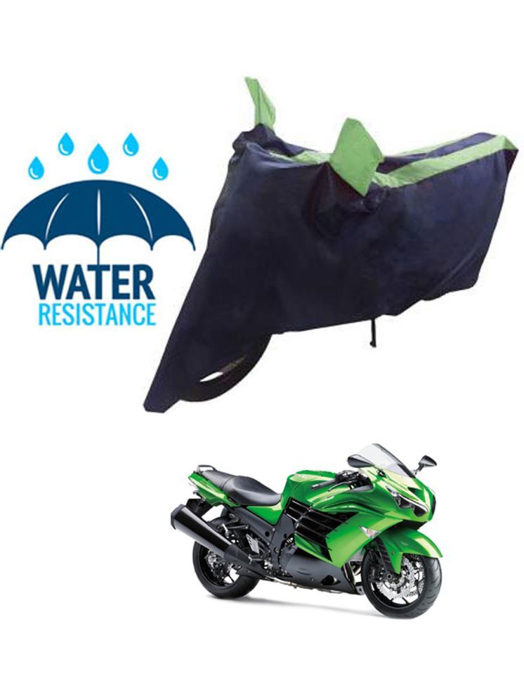     			RONISH Bike Body Cover for Kawasaki Ninja ZX-14R ( Pack of 1 ) , Green