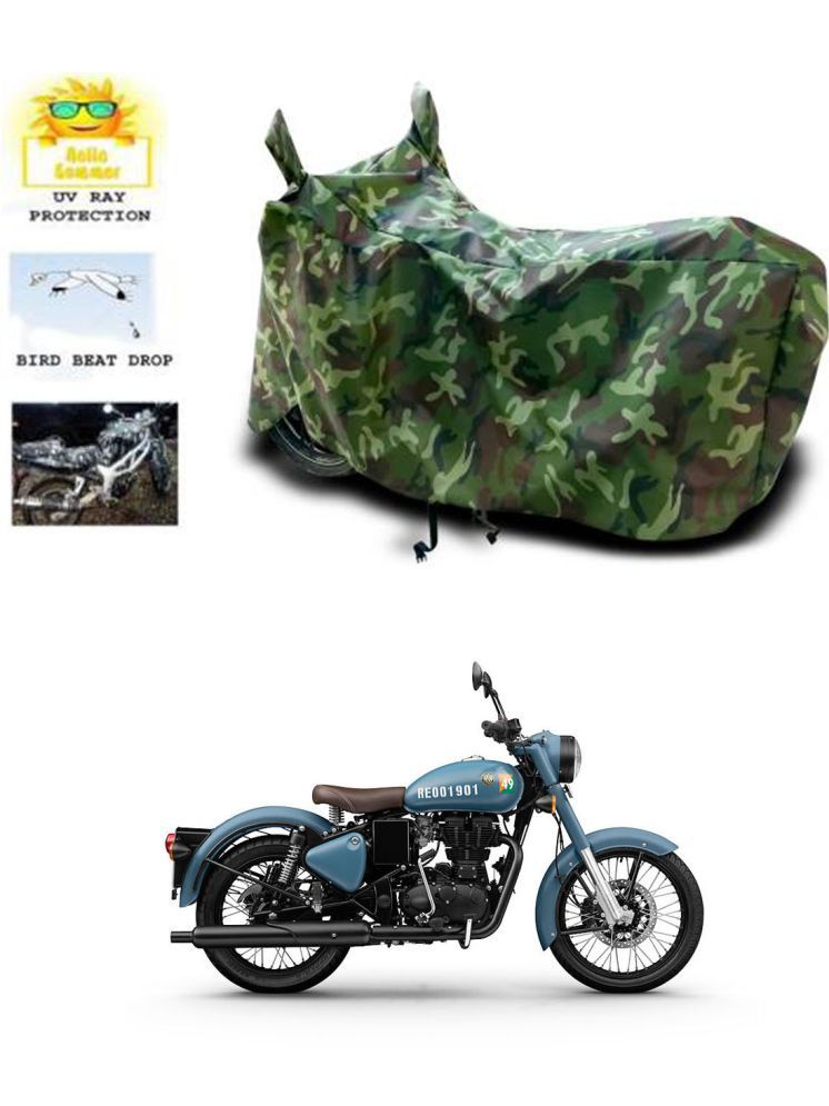     			RONISH Bike Body Cover for Royal Enfield Classic 350 ( Pack of 1 ) , Multicolour