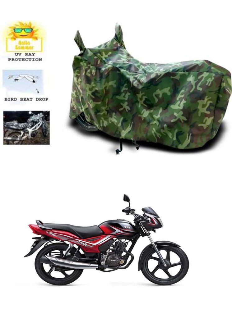     			RONISH Bike Body Cover for TVS Star City ( Pack of 1 ) , Multicolour