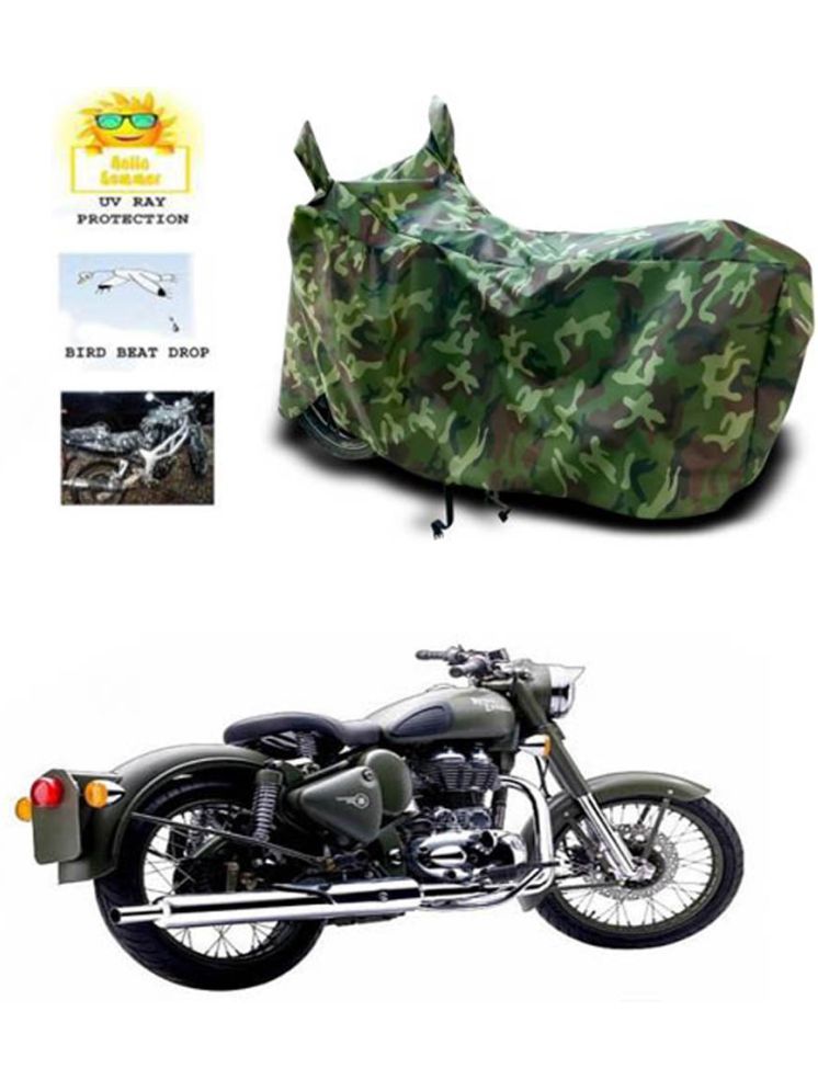     			RONISH Bike Body Cover for Royal Enfield Bullet Electra ( Pack of 1 ) , Multicolour