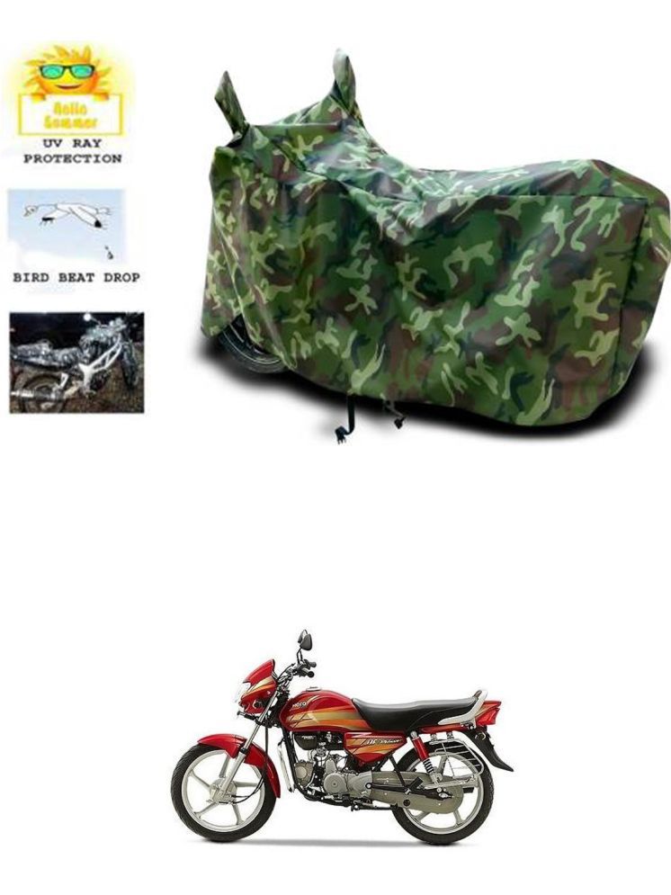     			RONISH Bike Body Cover for Hero HF Deluxe ( Pack of 1 ) , Multicolour