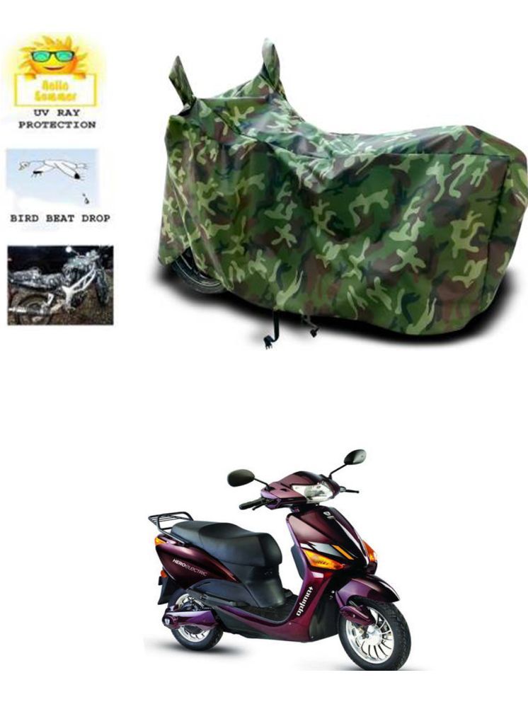     			RONISH Bike Body Cover for Hero Electric Optima ( Pack of 1 ) , Multicolour