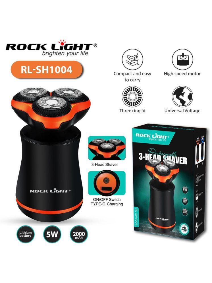     			Rock Light Professional Shaver Black Cordless Beard Trimmer With 60 minutes Runtime