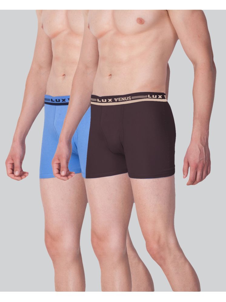     			Pack of 2 lux venus Multicolor VENUS_FCD_DRW Cotton Men's Trunks