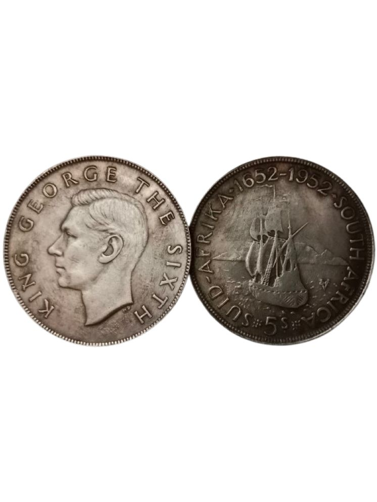     			Extremely Rare King George VI South Africa 5 Shillings 1952 Modern Coin - Hard to Find