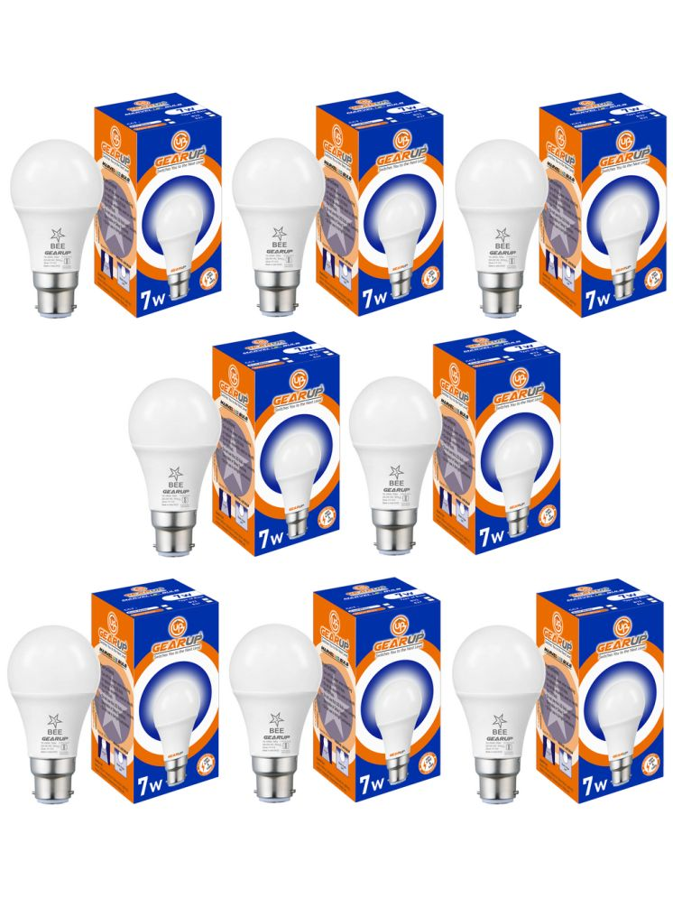     			Gearup 7W Cool Day Light LED Bulb ( Pack of 8 )