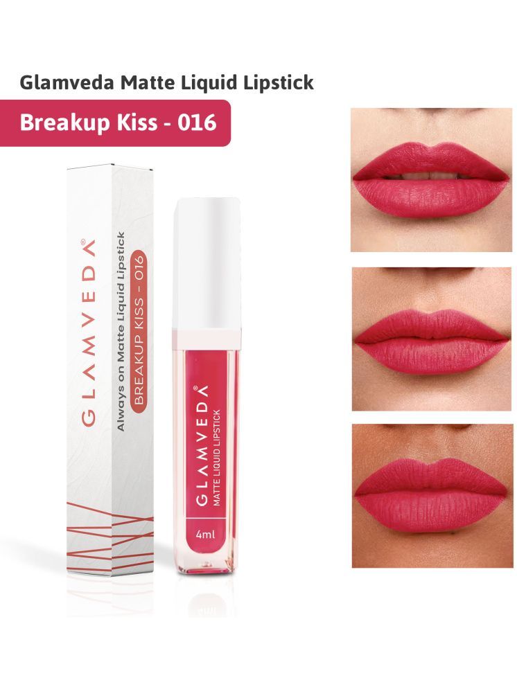     			Glamveda Pink Rose Matte Lipstick 4