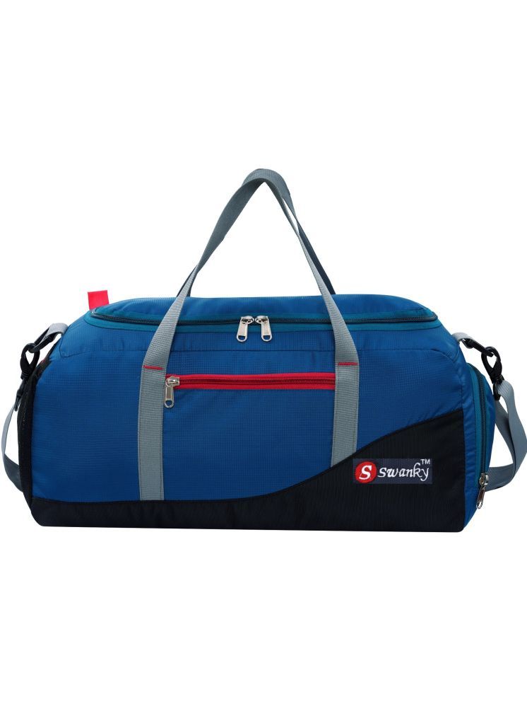     			Swanky 30 Ltrs Green Polyester Duffle Bag