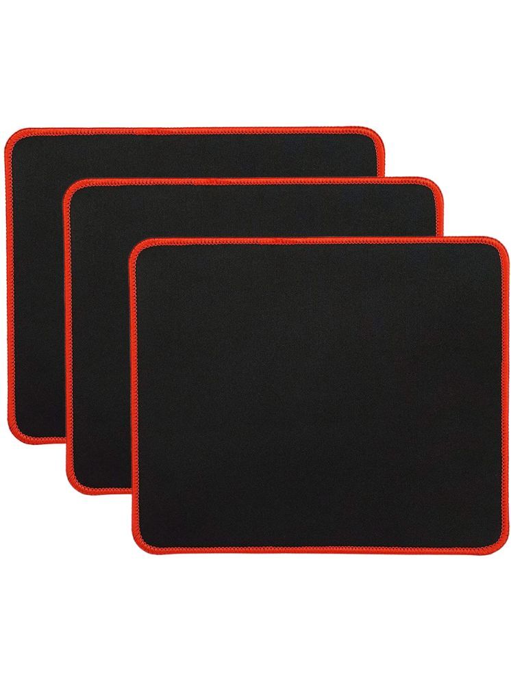     			UGPro Pack of 3 Anti Slip Rubber Base Premium Mouse pad with Stitched Edges and Smooth Surface