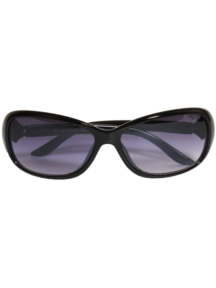     			Veins Black Oval Sunglasses ( Pack of 1 )