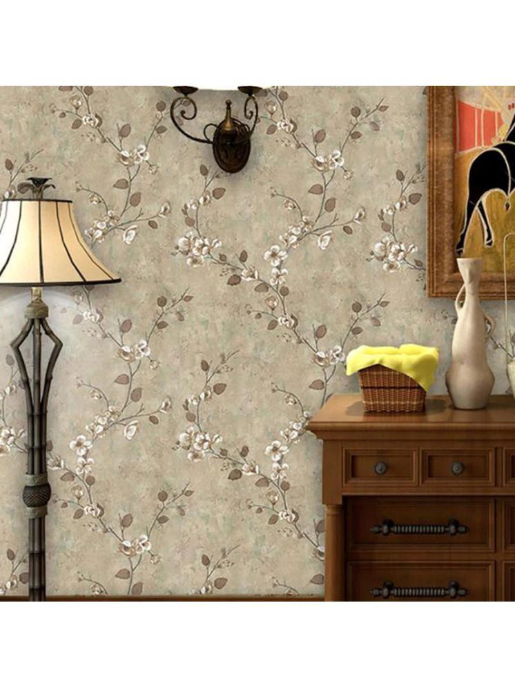     			Wow Interiors Floral Wallpaper ( 45 x 500 ) cm ( Pack of 1 )