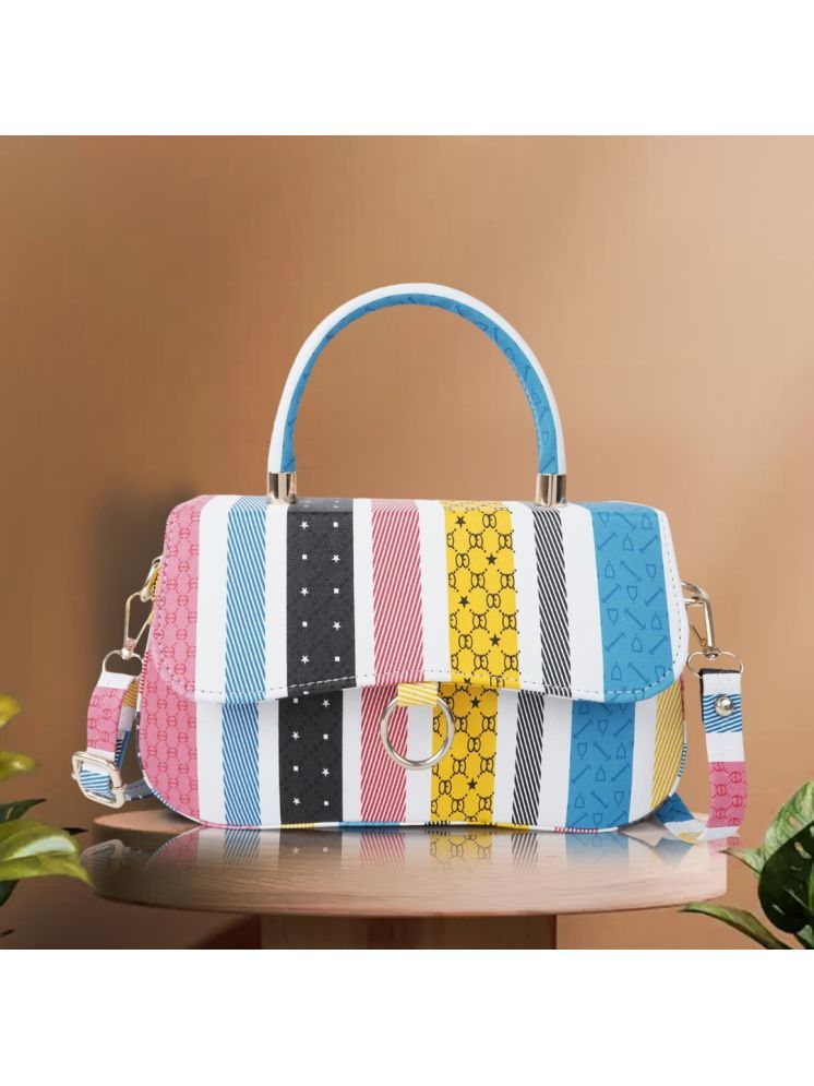     			Fargo Multicolor PU Sling Bag