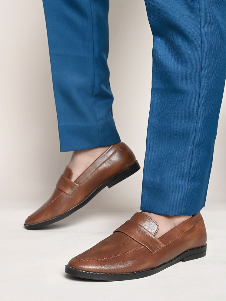     			Prolific Tan Men's Mocassin Formal Shoes