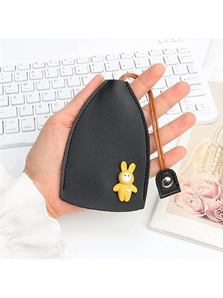     			RAMDEV ENTERPRISE PU Leather Creative Pull Out Cute Large Capacity Car Key Case, Case Key Holder, Cartoon Pull Type Key Bag super large capacity (Pack Of 2).