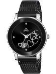 Septem Black Stainless Steel Analog Womens Watch