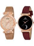 Septem Rose Gold Stainless Steel Analog Womens Watch