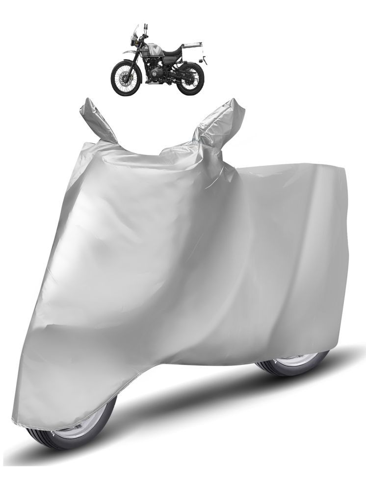     			Auto Hub Bike Body Cover for Royal Enfield Himalayan ( Pack of 1 ) , Silver