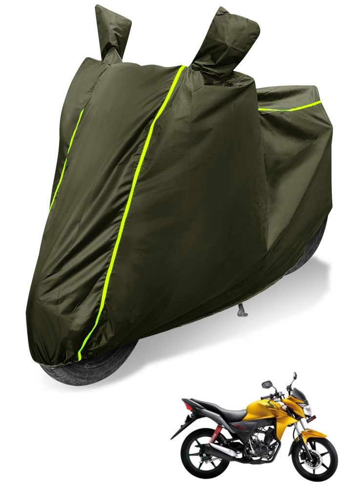     			Auto Hub Bike Body Cover for Honda CB Twister ( Pack of 1 ) , Green