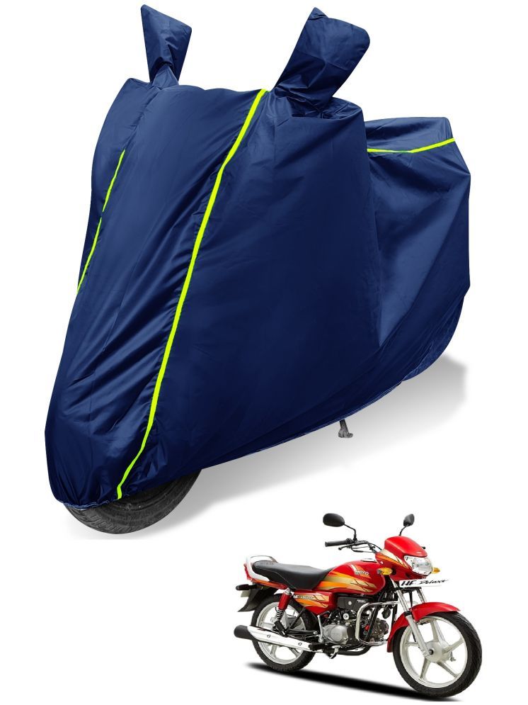     			Auto Hub Bike Body Cover for Hero HF Deluxe ( Pack of 1 ) , Blue