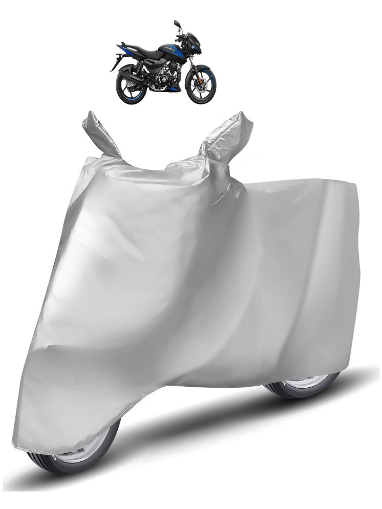     			Auto Hub Bike Body Cover for Bajaj Pulsar 125 ( Pack of 1 ) , Silver