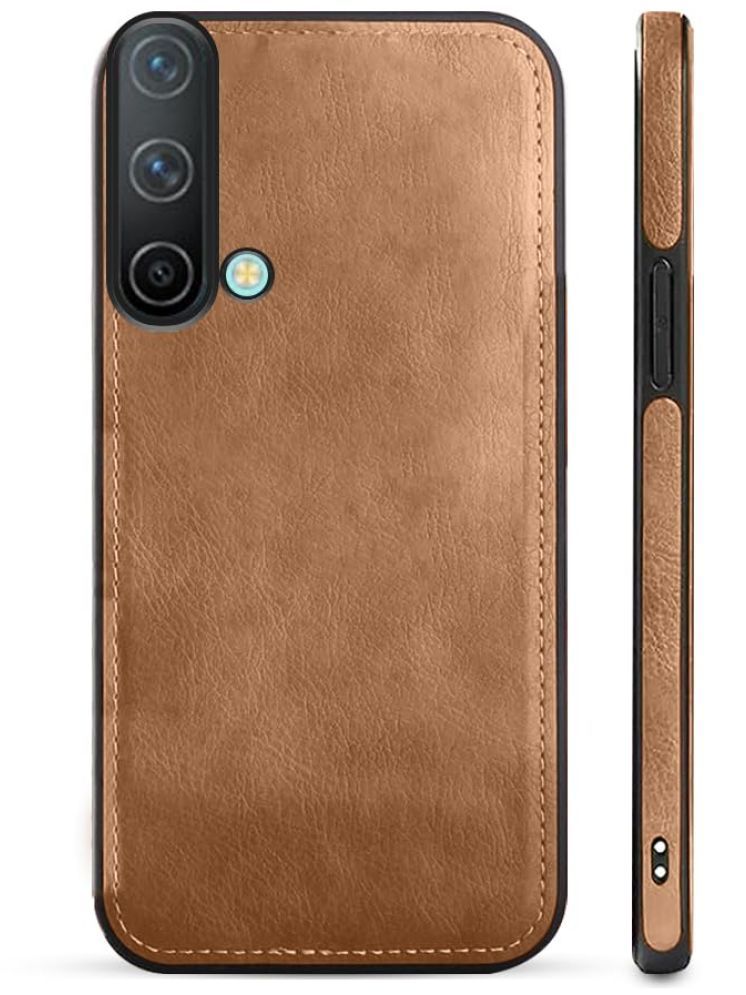     			Megha Star*** Plain Cases Compatible For Artificial Leather Oneplus nord ce 5g ( Pack of 1 )