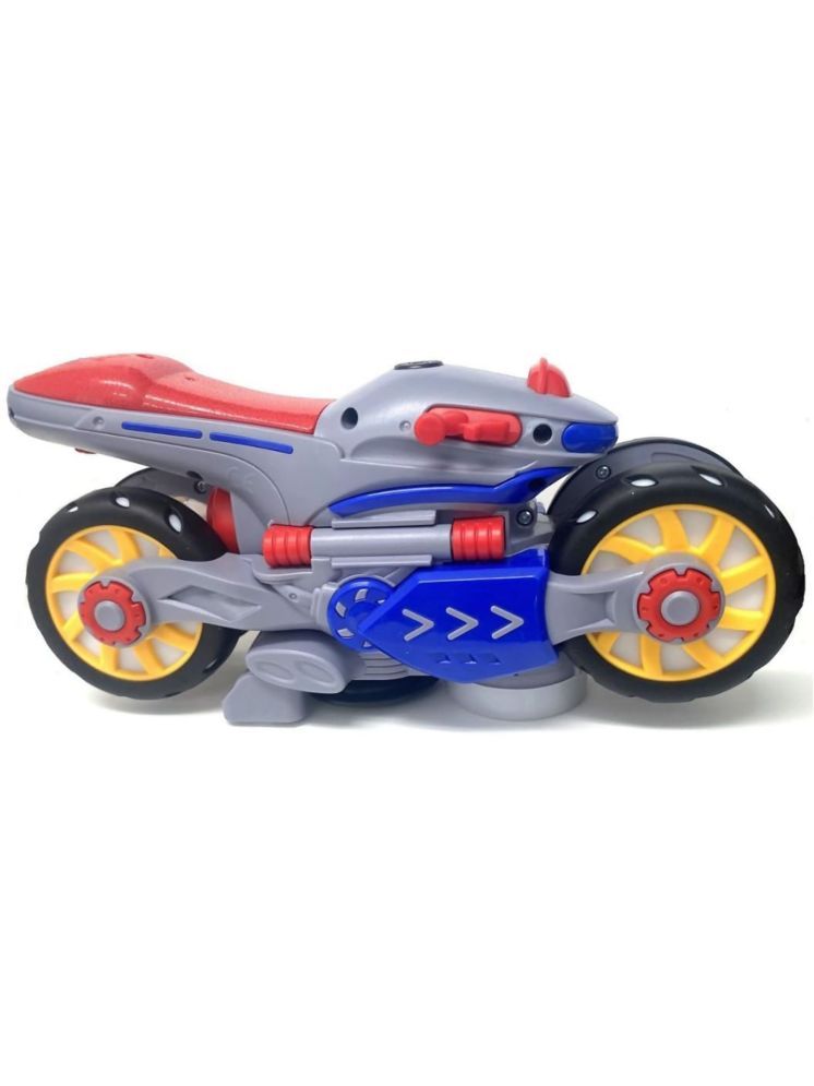     			TOY DEKHO Speed Motor for Kids / 360 Degree Stop Motor Bike / Musical Stop Motor Toy for 3+ Years Girls and Boys / Musical Stop Motor Flying with Sound & Light Rotating Four Wheel Toy