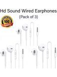 XYBEL WRD-EPH-WHITE-3NOS 3.5 mm Wired Earphone In Ear Powerfull Bass White