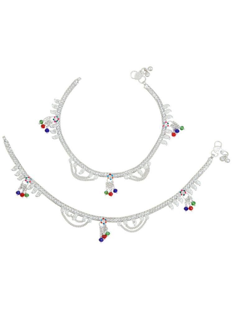     			AKLINA Multicolor Anklets ( Pack of 1 )