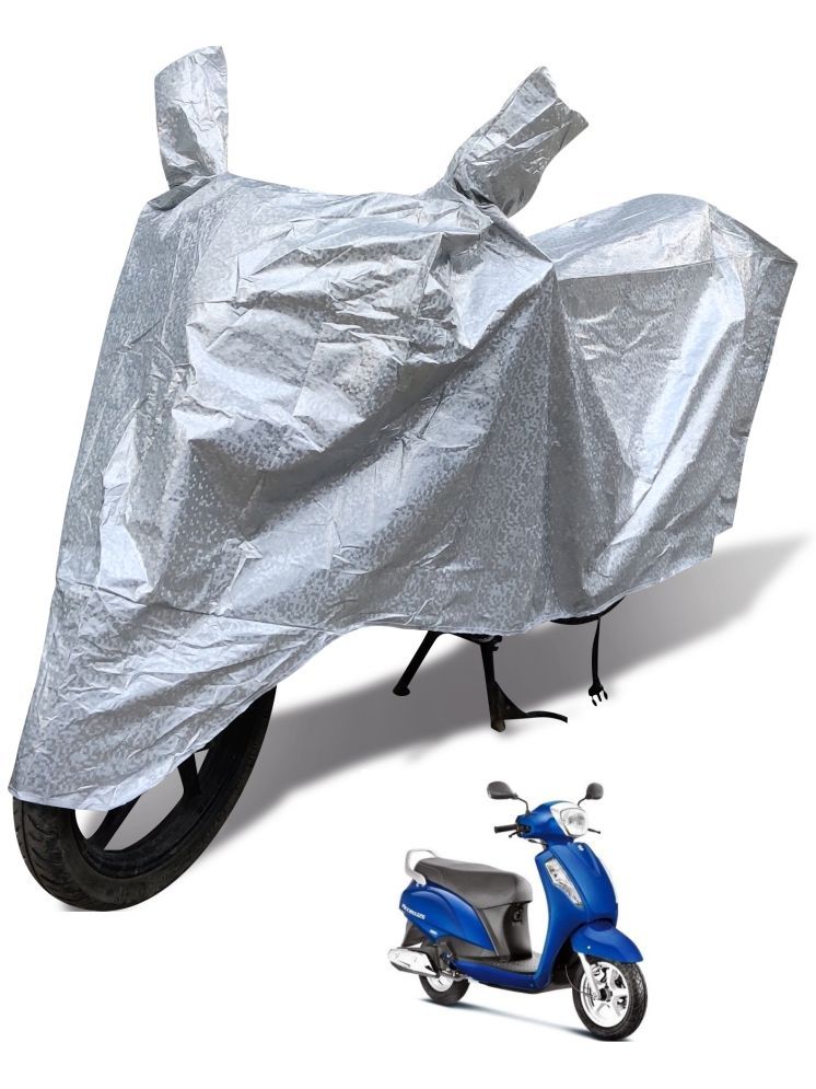     			Auto Hub Bike Body Cover for Suzuki Access 125 ( Pack of 1 ) , Silver