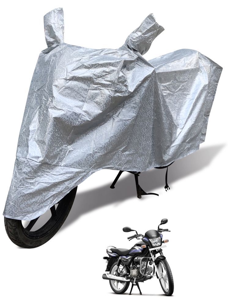     			Auto Hub Bike Body Cover for Hero Splendor Pro ( Pack of 1 ) , Silver