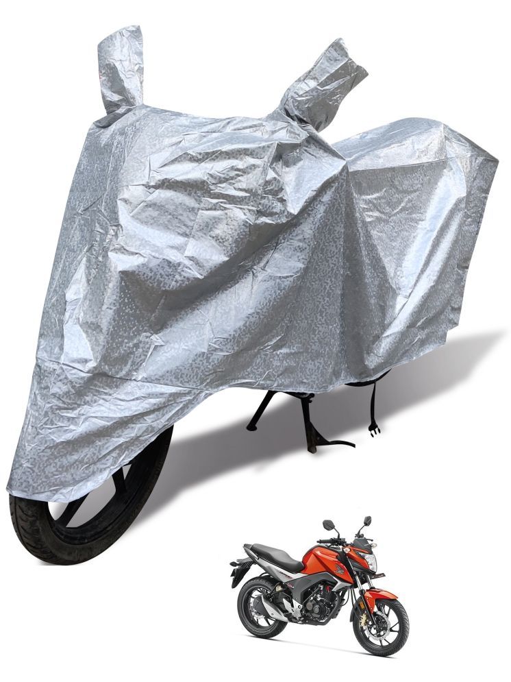     			Auto Hub Bike Body Cover for Honda CB Hornet 160R ( Pack of 1 ) , Silver