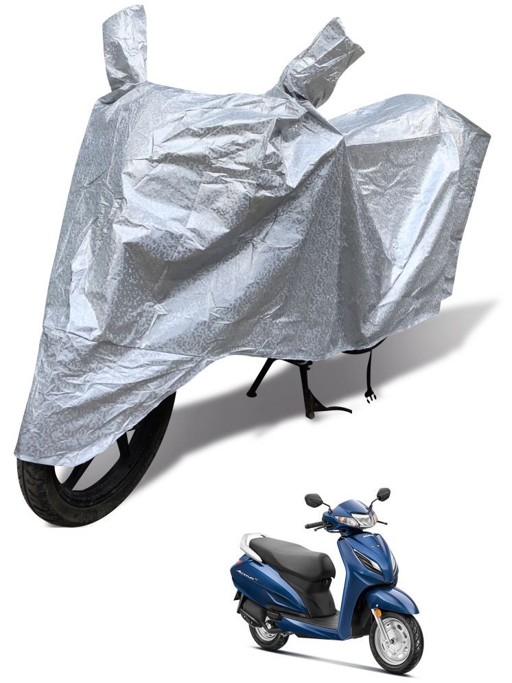     			Auto Hub Bike Body Cover for Honda Activa ( Pack of 1 ) , Silver