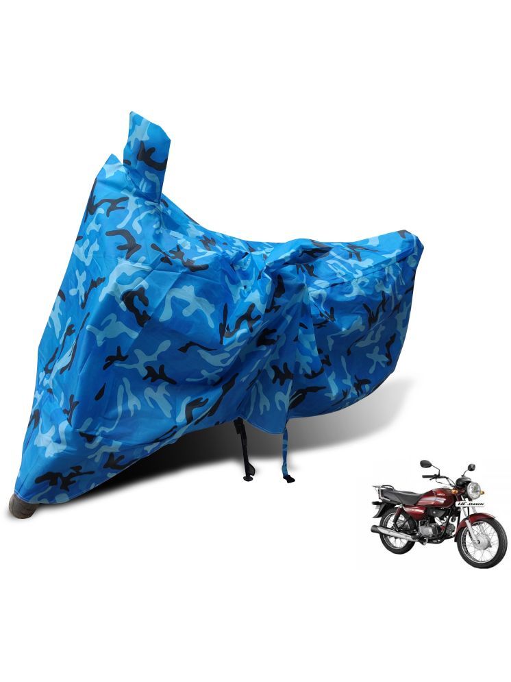     			Auto Hub Bike Body Cover for Hero HF Dawn ( Pack of 1 ) , Blue