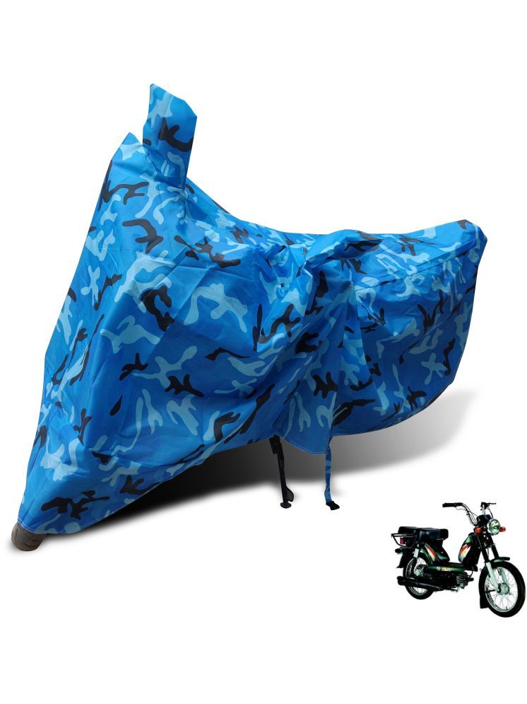     			Auto Hub Bike Body Cover for TVS Luna ( Pack of 1 ) , Blue