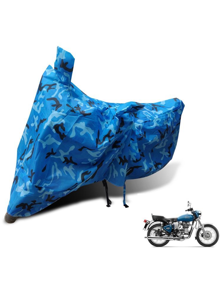     			Auto Hub Bike Body Cover for Royal Enfield Bullet Electra ( Pack of 1 ) , Blue