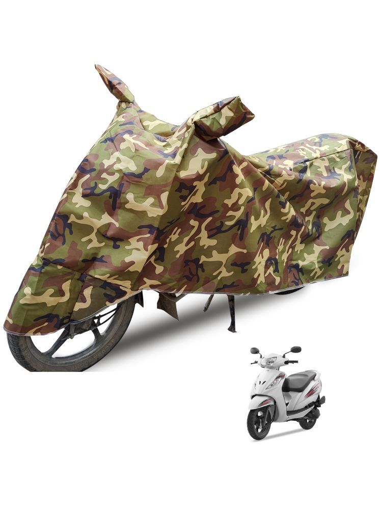     			Auto Hub Bike Body Cover for TVS Wego ( Pack of 1 ) , Camouflage