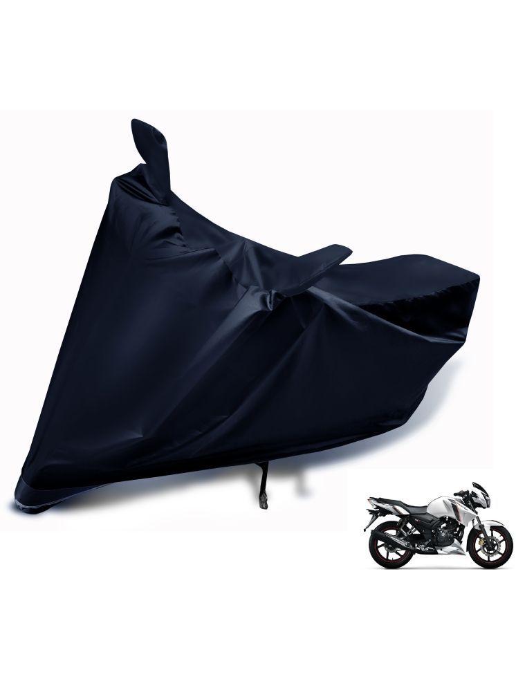     			Auto Hub Bike Body Cover for TVS Apache RTR 160 ( Pack of 1 ) , Black